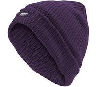 Gaffer Women Hat Thermal Ladies Thin Insulation Warm Cap Lined Woolly Knitted Insulate Head Wear (Purple, One Size)