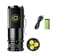 Gafutozm Blitron High Powered Torches, Blitron Mini Magnetic Flashlight Clip on Head Torch, LED 5 Modes IPX5 Waterproof Ultra-Bright Torch Rechargeable for Camping, Travel, Hiking (A-1100mah)