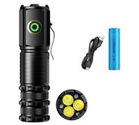 Gafutozm Blitron High Powered Torches, Blitron Mini Magnetic Flashlight Clip on Head Torch, LED 5 Modes IPX5 Waterproof Ultra-Bright Torch Rechargeable for Camping, Travel, Hiking (B-2200mah)