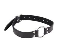 Gag Mouth, Open Mouth Gag,O-Ring Gag,SM Leather Bondage Open Mouth Gag, BDSM Bondage Fetish Slave Restraints Sex Gag, Adult Fetish Sex Toys for Beginners Couples