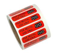 Gag Warning Stickers - Joke Label Tags, Novelty Adhesive Roll | 500 Count Humorous Sign Sheet, Bold Message Comedy Marker, Sarcastic Vinyl Labels for Adults Luggage Boxes Parties Workplace Fun Moments