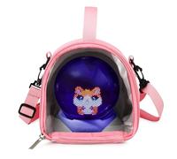 Gaga city Carry Bag for Bitzee Hamster Ball Interactive Toy, with Adustable Shoulder Strap, for Display and Storage (Pink)
