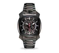 GaGà Milano Frame_One Unisex Automatic Watch 44MM Black Dial with Stainless Steel Starp 7072ICM01BB