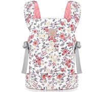GAGAKU Baby Doll Carrier Front and Back Carrier for Dolls, Cotton Stuffed Animal Doll Accessories, Doll Carriers with Adjustable Straps for Little Girls - Plum blossom