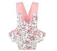GAGAKU Baby Doll Carrier Front and Back Carrier for Dolls, Cotton Stuffed Animal Doll Accessories, Toy Doll Carriers with Adjustable Straps for Kids - Plum Blossom