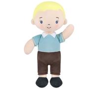 GAGAKU Soft Baby Doll Rag Doll for 1 Year Old Boy Gift, Leo - 9inch | Soft Plush Toys 丨 Machine Washable 丨 Toddler Kids Infants 0 + 丨 Hard-box Packaging