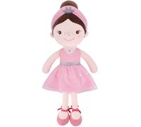 GAGAKU Soft Baby Doll Toys (16'') for Girls, My First Baby Rag Dolls for 1 Year Old Girl Birthday Gift Plush Doll Toys Machine Washable Baby Doll for Toddler Kids Infants (16-inch Ballet Girl)