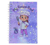 Gagal Arts Recipe Book To Write In Your Own Recipes Blank Recipe Journal - Family Cookbook Gift for Women & Home Cooks (Purple)