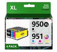 Gagalay Compatible 950XL 951XL Ink Cartridge Replacement for HP OfficeJet Pro 8600 8610 8615 8620 8100 8630 8660 8640 276DW 251DW, Black, Cyan, Yellow, Magenta, 4-Pack