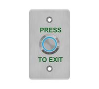 GAGALOR Waterproof Exit Button with LED IP67 Door Push Switch NO&NC Stainless Steel 86 * 50mm