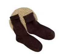 GAGALU Womens Socks Winter Solid Rabbit Hair Woman Socks Winter Thick Warmer Long Socks Cute Thermal Cashmere Sock Gifts-Brown Coffee