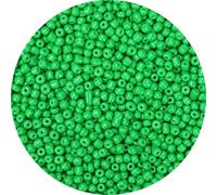 GAGANIU 2000pcs Bright Green Glass Seed Beads, Colorful Tiny 4mm Beads for Jewelry Making, Beading Supplies.