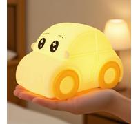 GAGBC Car Night Light for Kids, Color Changing+Dimmable+1800mAh Rechargeable+Timer+Silicone, Squishy Touch Toddler Night Light, Novelty Nursery Nightlight for Kids Room, Funny Gifts, Boys, Girls, Baby
