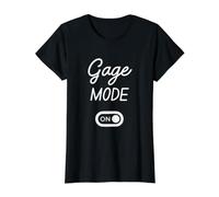 Gage Mode On Name Value Graphic T-Shirt, Women, Black, M