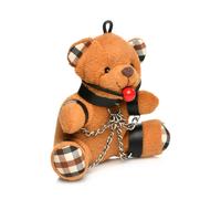 Gagged Teddy Bear Keychain