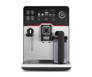 Gaggia Accademia One Touch Fully Automatic Bean to Cup Coffee Machine, Cappuccino & Espresso Maker with 19 One-Touch Recipes (Stainless Steel)