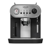 Gaggia Carezza Deluxe Manual Espresso Coffee Machine and Cappuccino Maker - Black/Grey