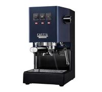 Gaggia Classic E24 Evo Pro Manual Espresso Coffee Machine Maker with Brass Boiler & Solenoid Valve - Classic Blue