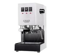 Gaggia Classic E24 Evo Pro Manual Espresso Coffee Machine Maker with Brass Boiler & Solenoid Valve - Polar White