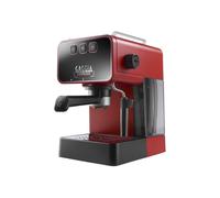 Gaggia Espresso Evolution Manual Coffee Machine and Cappuccino Maker with Milk Frother, Lava Red