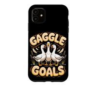 Gaggle Goals Goose Geese Lover Case for iPhone 11