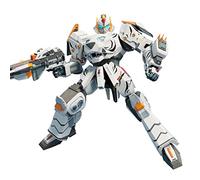 GAGINAN White Tiger Warrior Transform into Robot Toy,Sagacious Animal Transforming Robot Action Figure, 10-inch Deformation Robot Figures, Disassembly Toys for Boys & Girls Age 6+(White-Black)