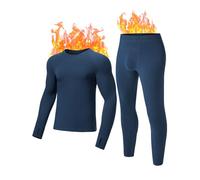 gagli Thermal Underwear Set for Men Long Johns with Fleece Lined, Ultra-Soft Warm Base Layer Men Cold Weather Ski Sports (Top & Bottom)