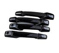 GAGSETCTHM Car Exterior Door Handle Shell for Chevry for Silverado for Tahoe for Avalanche 1 Set Gloss Black Door Handle Cover