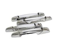 GAGSETCTHM Car Exterior Door Handle Shell for Chevy for Silverado for Avalanche for Tahoe Chrome Style Car Exterior Door Handle Covers