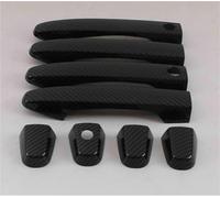 GAGSETCTHM Car Exterior Door Handle Shell for Civic for FB for G9 2012-2015 Carbon Fiber Style Car Door Handle Bowl Bezel Cover Trim Exterior Styling Sticker(8X with Holes)