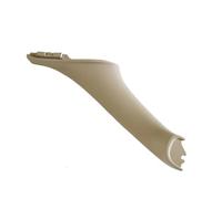 GAGSETCTHM Car Interior Door Handles for 5 Series for F10 for F11 2011-2017 Car Left Right Inside Interior Handle Inner Door Panel Pull Trim Cover Handle Door(Beige-White-Left)