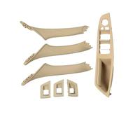 GAGSETCTHM Car Interior Door Handles for 5 Series for F10 for F11 for F18 for 520i for 523i for 525i for 528i for 530i for 535i for 540i 2010-2017 Inside Pull Handle LHD RHD Handle Door(RHD Beige)