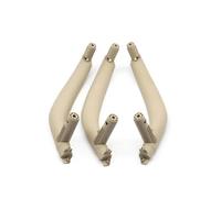 GAGSETCTHM Car Interior Door Handles LHD RHD 51417345332 for X5 for X6 for F15 for F16 2014-2018 51417292243 Car Left Right Interior Door Handle Cover Trim Handle Door(RHD 3PCS Beige)