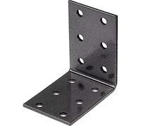GAH-Alberts 301804 DURAVIS Perforated Plate Angle, Black Diamond, 60 x 60 x 40 mm