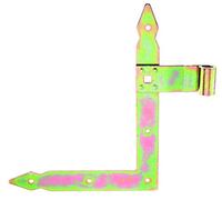 Gah-Alberts 312817 Window Shutter Angle Hinge Straight Decorative Tips, Bottom, Yellow-Galvanised Rolle 13 mm/250 x 200 mm