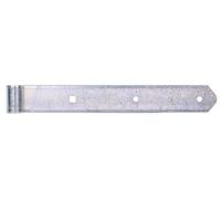 Gah-Alberts 313807 Straight Strap Hinge with Rounded Closure L x W 300 x 40/5 mm Roller Diameter 13 mm Yellow-Galvanised