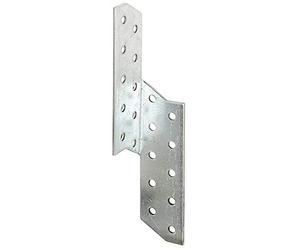 GAH-Alberts 330941 Rafter Purlin Anchors Right and Left Sendzimir Galvanised 2.0 mm Material Strength Hole Diameter 5.0 mm 32 x 32 x 170 mm Pack of 12