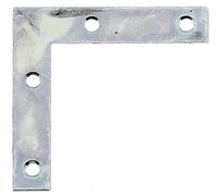 GAH-Alberts 337094 Furniture Angle 50 x 50 x 10 mm / 50 STK. Oberflaeche: galvanisch Gelb verzinkt