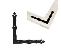 Gah-Alberts 337094 Furniture Angle Decorative Flat Square Window Corner Braces Angle Angle Angle Connector 15 cm Wood