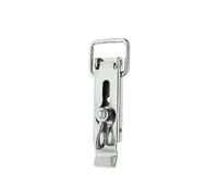 Gah-Alberts 347772 Crate Fastener with Sash Lock/Lock Body/Without Locking Hook/Height 93 mm/Width 24 mm/Set of 5 / Yellow-Galvanised
