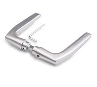 Gah-Alberts 412647 Door Handle Pair for Locking Cases 30-40 mm Handle Width 115 mm Aluminium/Silver Anodised
