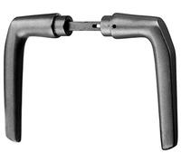 Gah-Alberts 412661 Door Handle Pair for Locking Cases 50-60 mm Handle Width 115 mm Aluminium/Anodised Silver