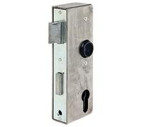Gah-Alberts 413354 Lock Casing Raw Steel with Galvanised Lock Backset 40 mm Spacing 72 mm Depth 30 mm