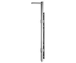 Gah-Alberts 416805 Bottom Slide for Wooden or Metal Gates Height: 500 mm Galvanised Blue Screw-On