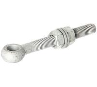 Gah-Alberts 417260 Eye Bolt with M16 Thread and 130 mm Distance Between Thread and Eye Hot-Dip Galvanised