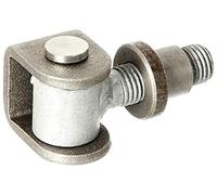 Gah-Alberts 418311 Gate Hinge Adjustable by 15 mm, U-Bracket with Steel for Welding On Threaded M20