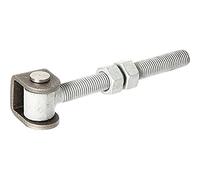Gah-Alberts 418366 Hinge with Nuts/Steel U-Bolts/Weld-On / M16 Thread