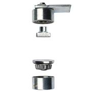 Gah-Alberts 419462 Gate Hinge with Tapered Roller Bearing L x H Weld-on Clip 120 x 8 mm Diameter 50 mm Blue Galvanised