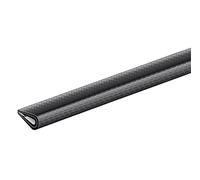 GAH-Alberts 426859 Protective Profile for Edges in Soft PVC Black 1500 x 10 x 7 mm
