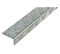 GAH-Alberts 468903 Angle Profile | Ribbed Embossing | Aluminium Blank | 1000 x 43.5 x 23.5 mm